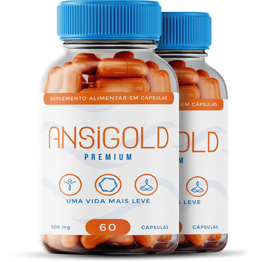 Ansigold 60 Cápsulas - Mais Equilibrio e Tranquilidade. Promoção + Frete Grátis