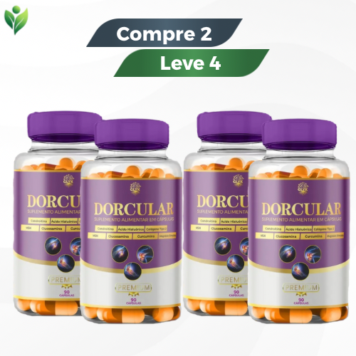 Dorcular 90 Cápsulas – Suplemento Alimentar para Articulações