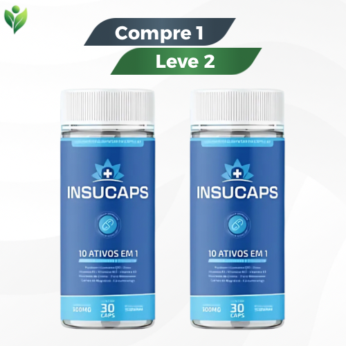 Insucaps - Suplemento para Controle Glicêmico / Promoção Oficial + Frete Grátis!
